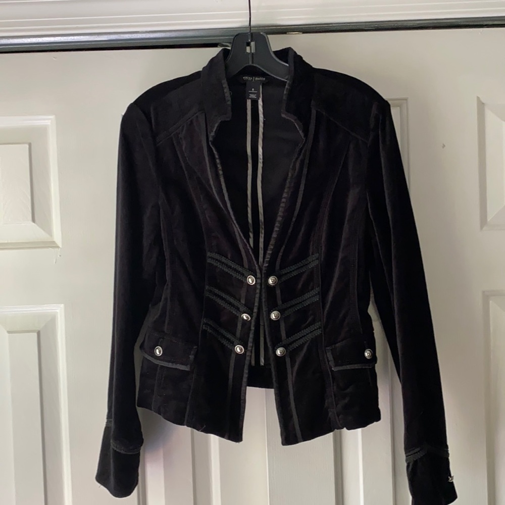 Black military jacket
